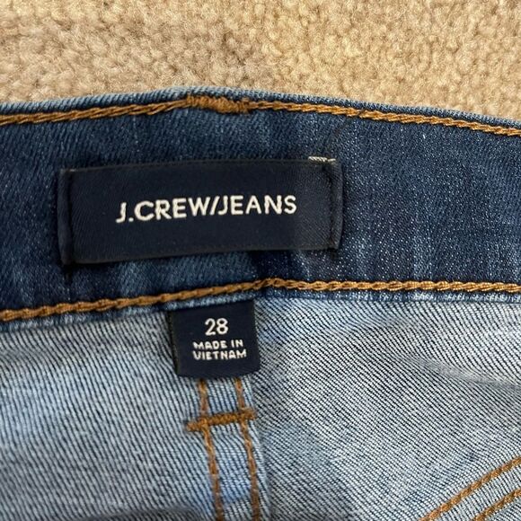 J.Crew Jeans High Rise Toothpick dark blue‎ denim size 28 - Picture 4 of 7